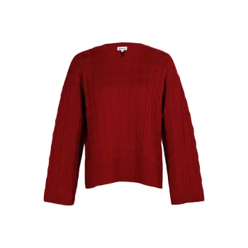 LILIXIUKE Sweaters Women's Red