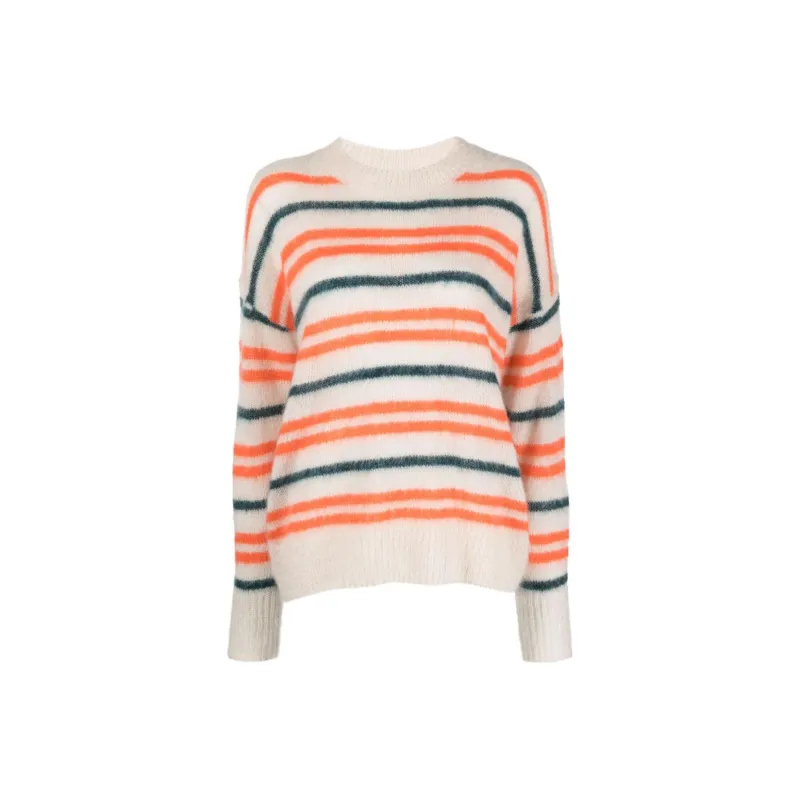 ISABEL MARANT ETOILE Drussell Striped Patterned Intarsia-knit Jumper-0