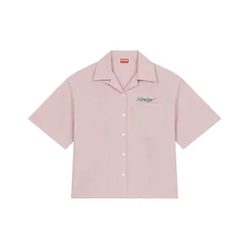 KENZO Poppy By Nigo Women's Hawaiian Pocket Shirt Rose