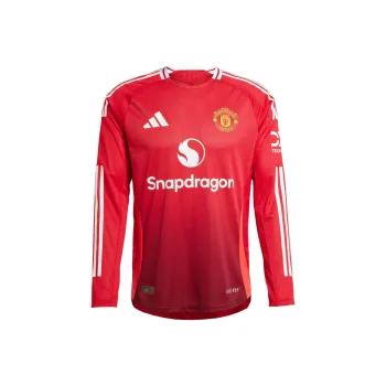 Adidas Free Shipping With AdiClub Manchester United 24/25 Long Sleeve Home Authentic Jersey