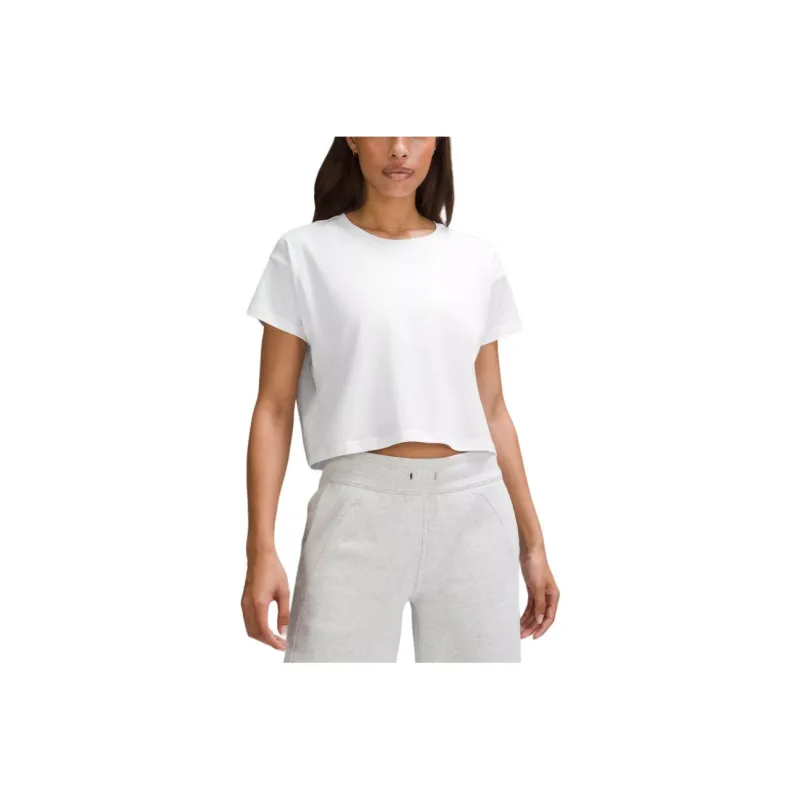 Lululemon Cates Cropped T Shirt T Shirt Women's-6