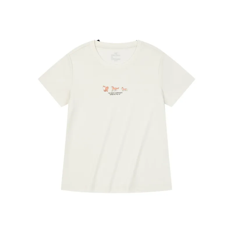 361° T Shirt Women's Cream White-0