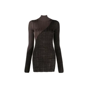 NANUSHKA Zareen High neck Ribbed Jumper