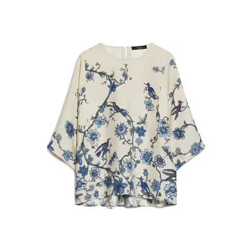 WEEKEND MaxMara All Over Patterned Long Sleeved Top