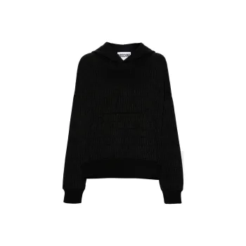 MOSCHINO Monogrammed Drawstring Hoodie