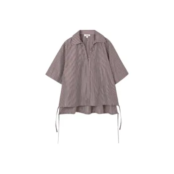 COS Shirts Women's Brown/White