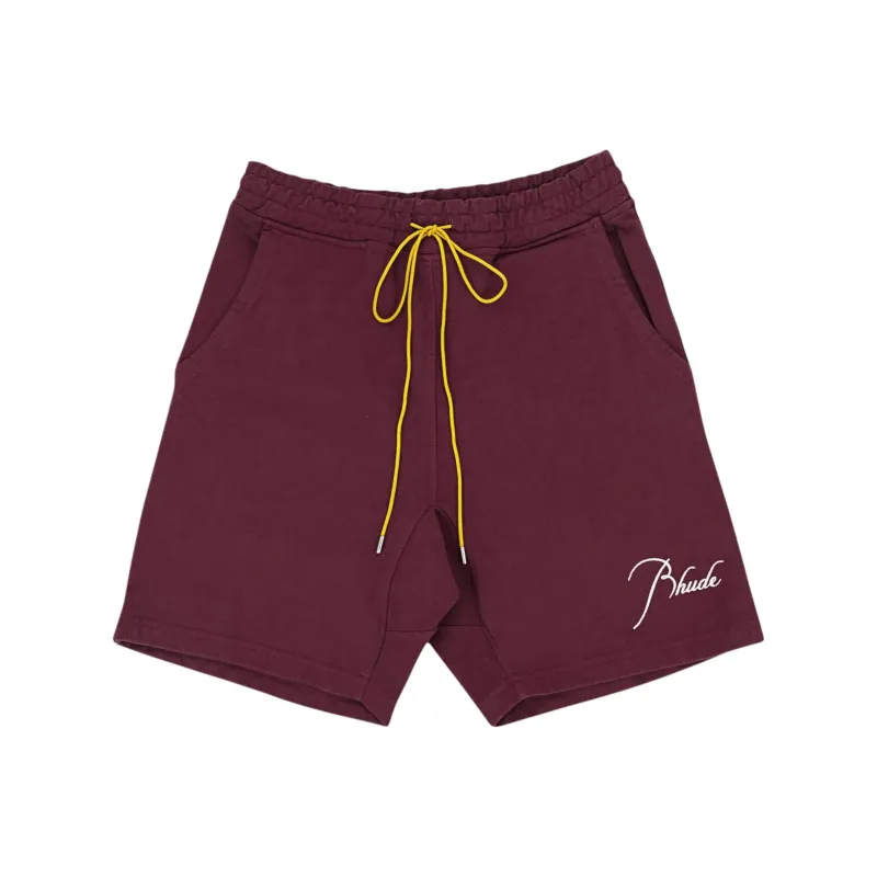RHUDE Signature Logo Terry Short-0