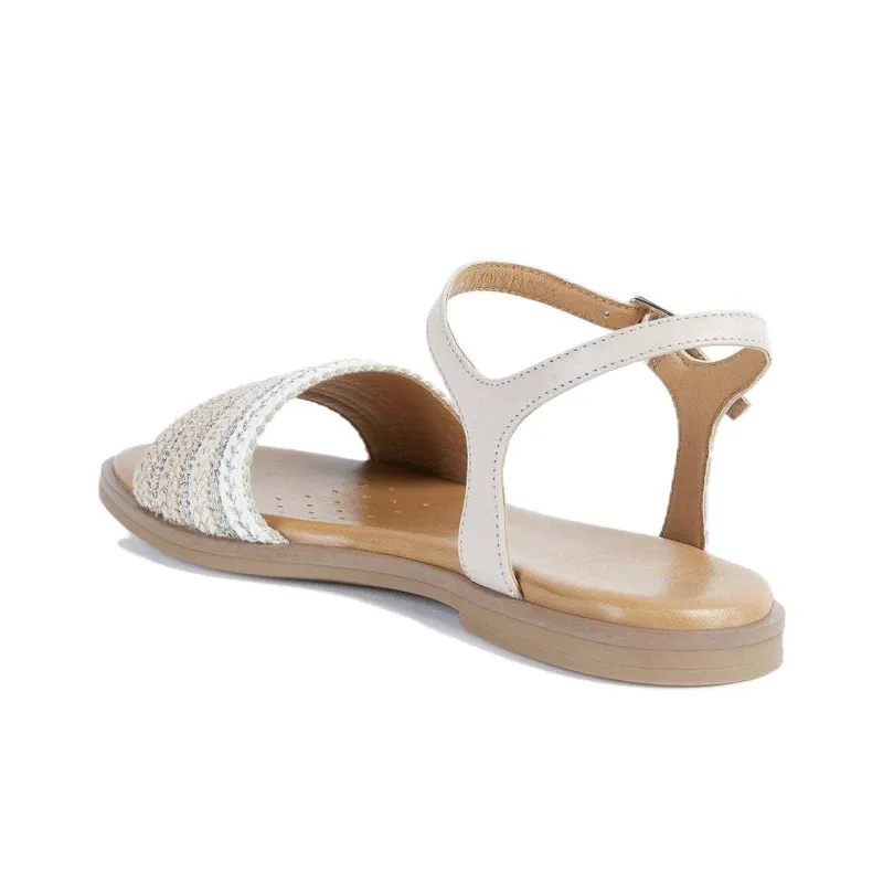 GEOX D NAILEEN J One Strap Sandals Women's White-2