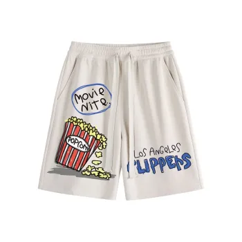 AFTER SCHOOL SPECIAL Casual Shorts Unisex Apricot