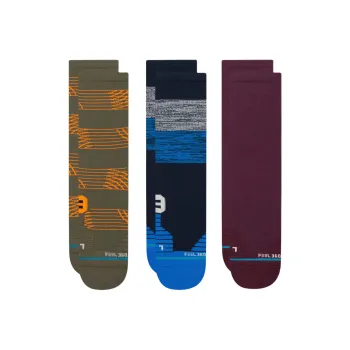 Stance Mid Calf Socks Unisex 3 Pack