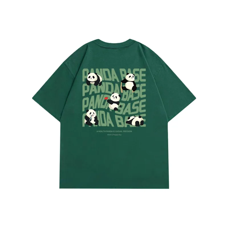PANDA BASE T Shirts Unisex-14