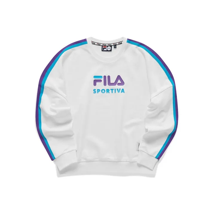 FILA FUSION Sweatshirts Women's White-0