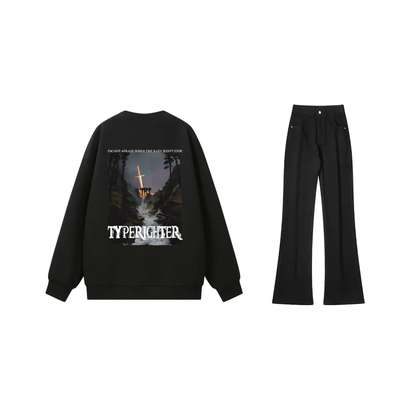 TYPERIGHTER Sweatshirt Set Unisex-0