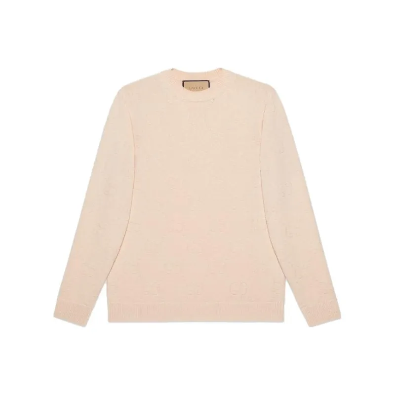 GUCCI Logo Intarsia Knit Sweater-0