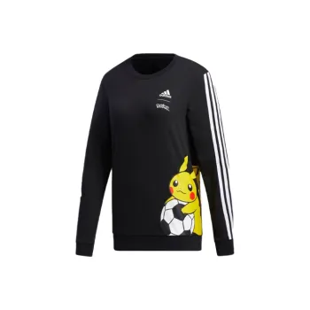 Pokemon X Adidas Sweatshirts Women's Black