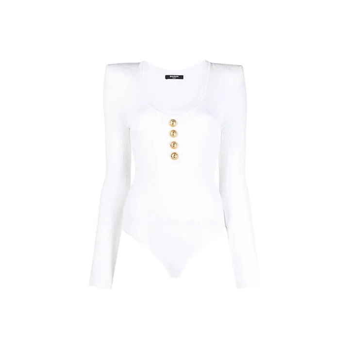 BALMAIN Bodysuits Women's White-0