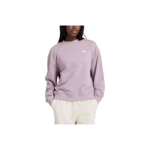 New Balance Sport Essentials French Terry Crew Sweatshirt Women's Light Purple