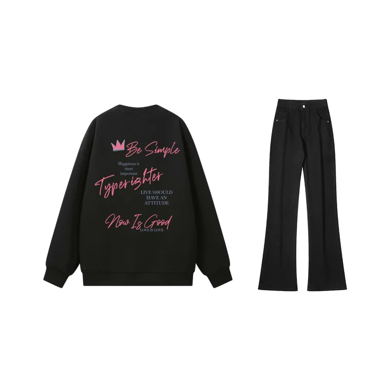 TYPERIGHTER Sweatshirt Set Unisex-0