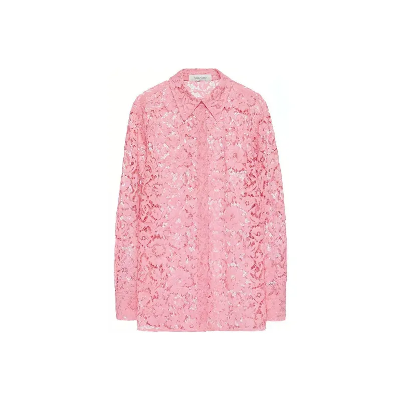 Valentino Lace Buttoned Shirt-0