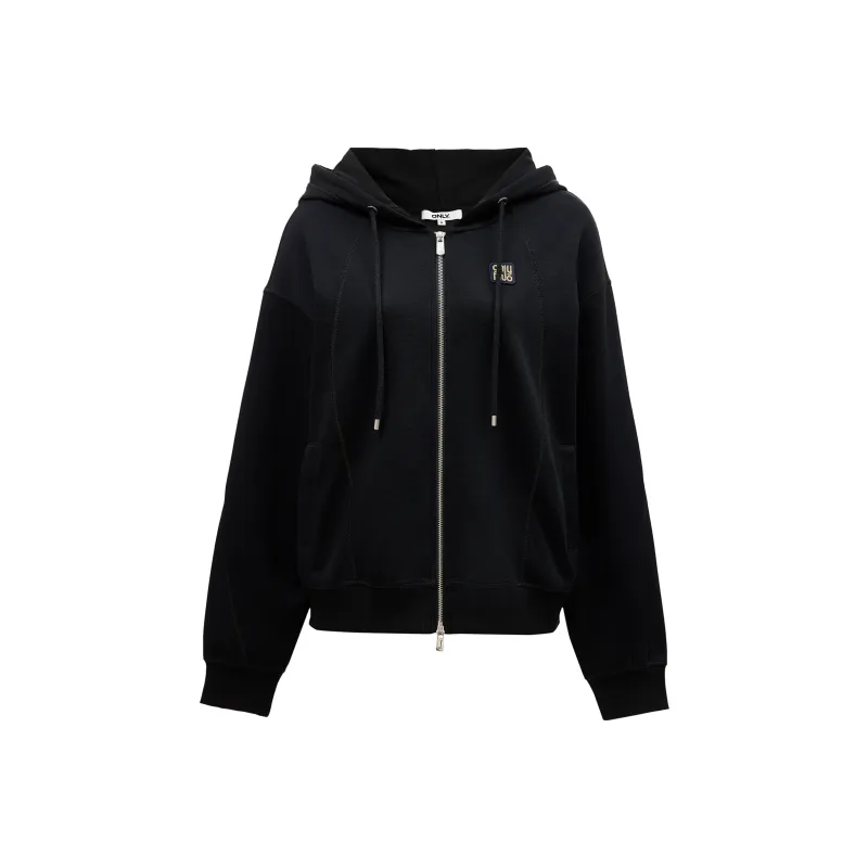 ONLY Hooded Cardigan Long Sleeved Sweatshirt Women's-3