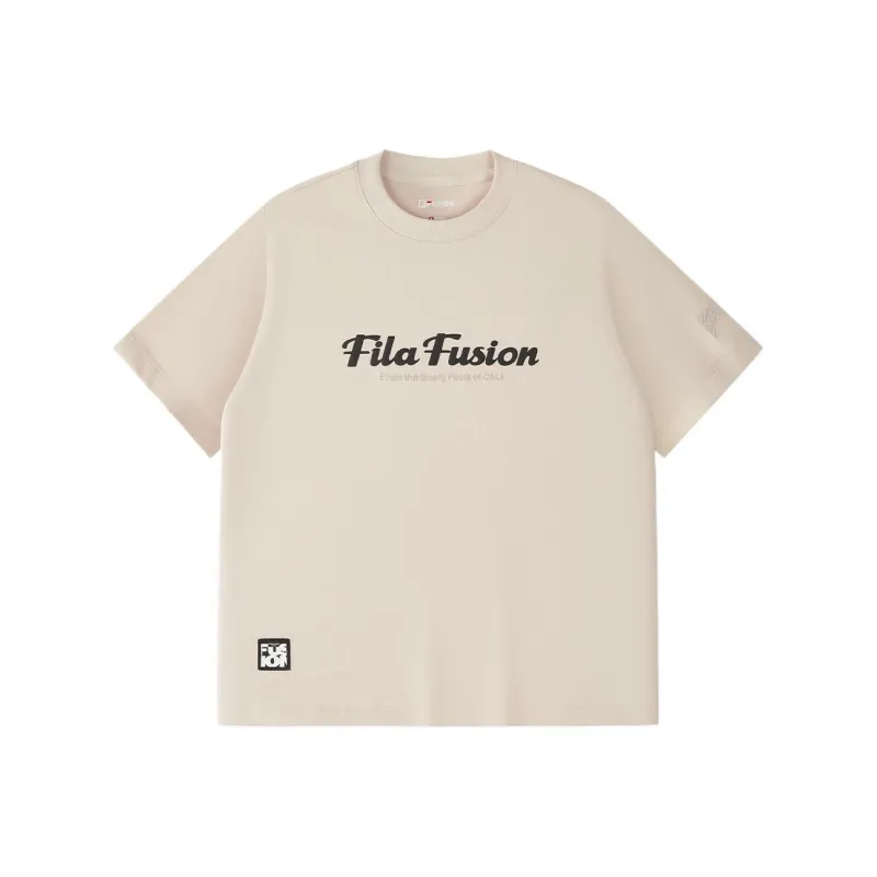 FILA FUSION QR T Shirt Women's Champagne Pink-0