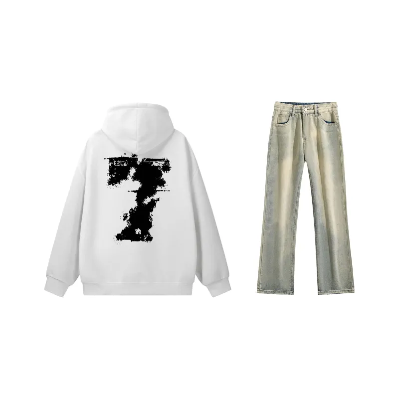 SUNSETMONENT Sweatshirt Set Unisex-24