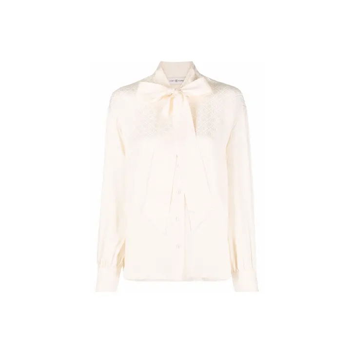TORY BURCH SS22 Shirt Women's Beige-0
