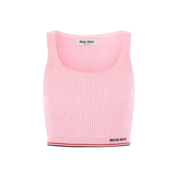 MIU MIU FW22 Tank Top Women's Pink