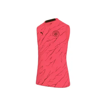 PUMA Manchester City Sleeveless Training Jersey Soccer Jerseys Men's Red