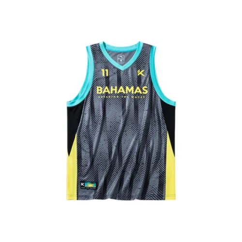 Anta Basketball Collection Basketball Jerseys Men's Basic Black