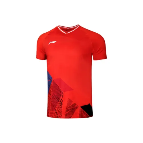 LiNing Badminton Clothing Men's Red