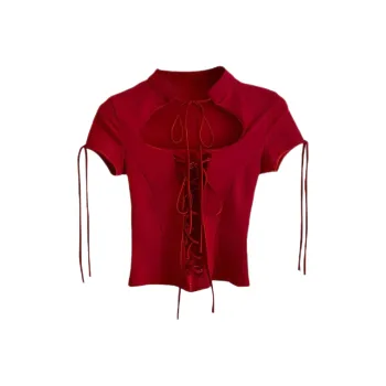 ABBY GODDESS T Shirt Women's Red