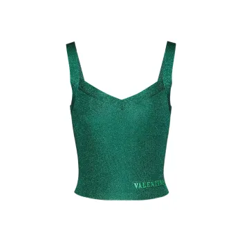 Valentino SS22 Tank Top Women's Green
