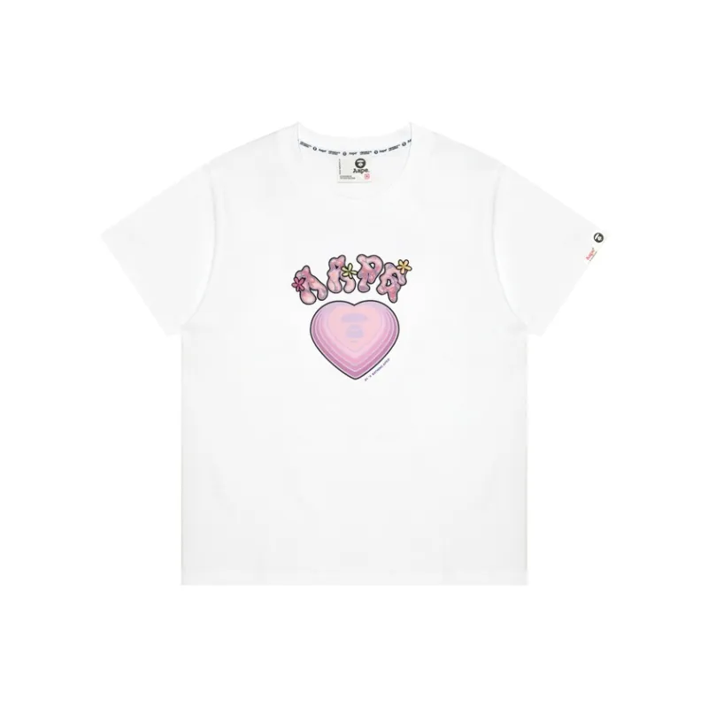 Aape Logo print T shirt-2