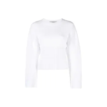 Stella McCartney Fine knit Plissé effect Top