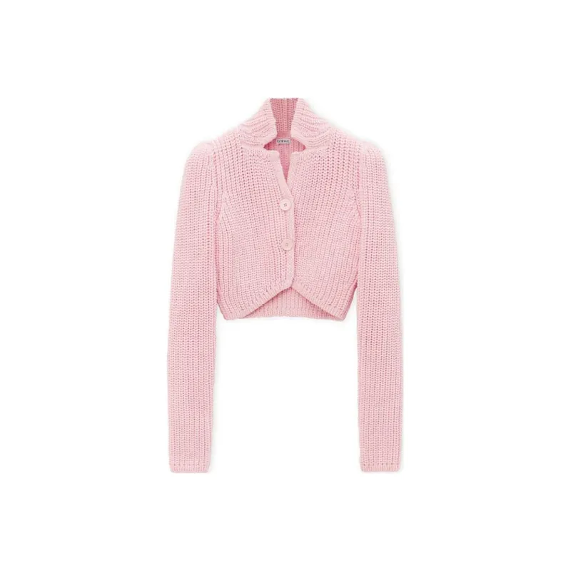 LOEWE Cropped Jacket 'Pink'-0