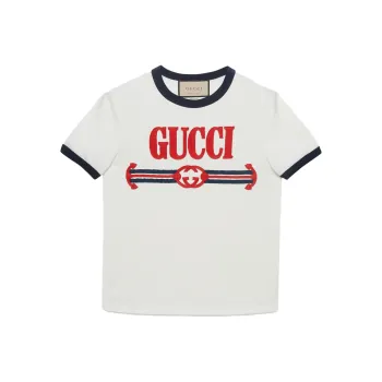 GUCCI SS23 Regular T Shirt Women's Ecru