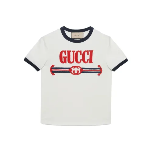 GUCCI SS23 Regular T Shirt Women's Ecru