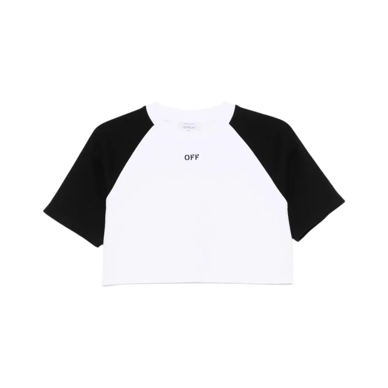 OFF WHITE Cropped T shirt-0