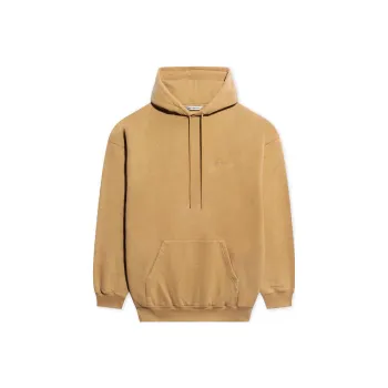 Balenciaga Logo Hoodie 'Brown'