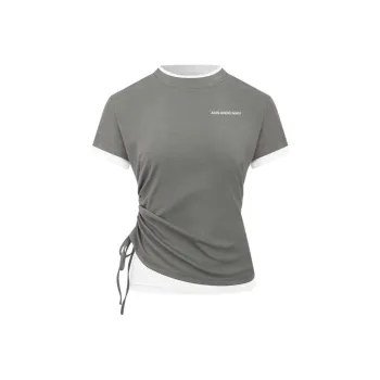 ANN ANDELMAN Regular T Shirt Women's Gray