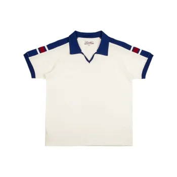 Nengmao Store Polo Shirt Unisex Blue White