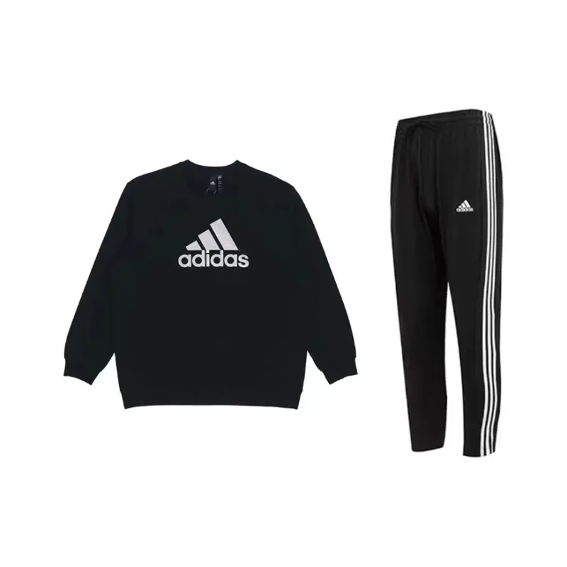 Adidas Sweatshirt Set Men's Black-0
