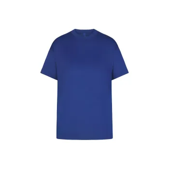 SKIMS Drop Shoulder Sleeve T Shirt Women's COBALT/Cobalt Blue