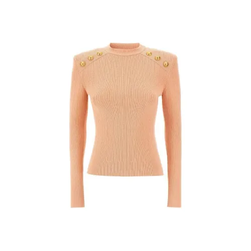 BALMAIN Button Embellished Knitted Jumper