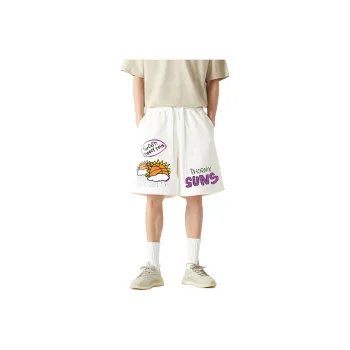 AFTER SCHOOL SPECIAL Casual Shorts Unisex White