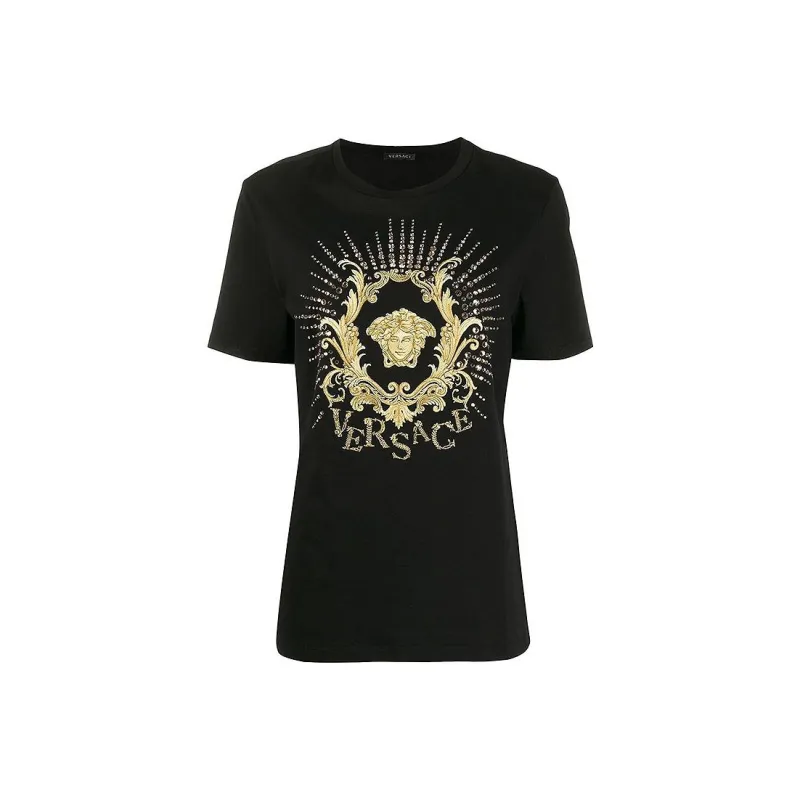 VERSACE T Shirts Women's Black-0
