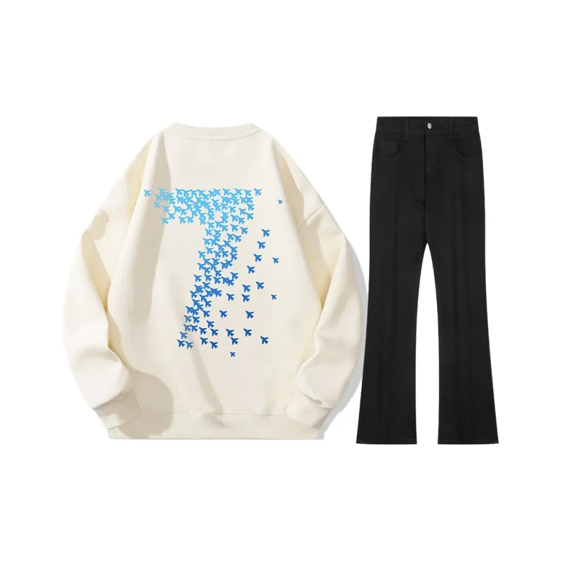 UNthemed Sweatshirt Sets Unisex-8
