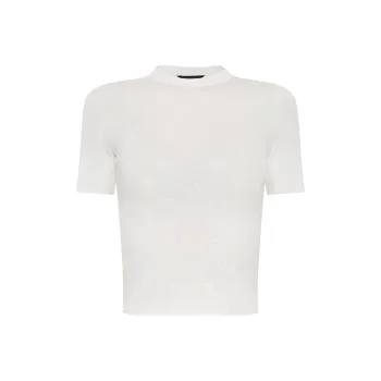 Balenciaga Bb Pointelle-knit T-shirt