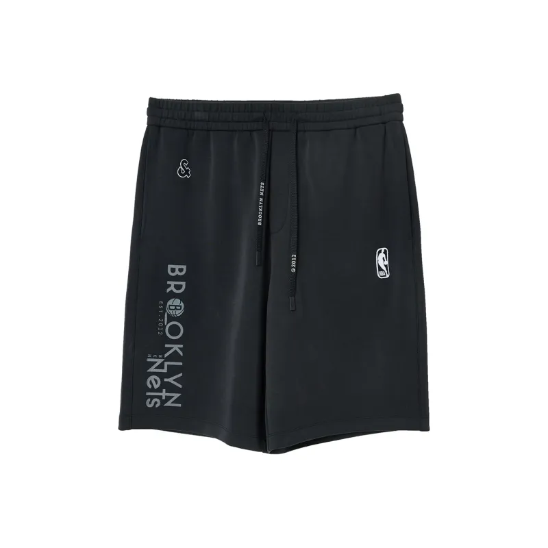 JACK JONES· x NBA Jack&Jones X Nets Nba Casual Shorts Men's E40 Black-0
